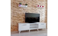 Mobilya Sepeti ( MS 20 )  Tv Ünitesi Dolabı Raflı Beyaz